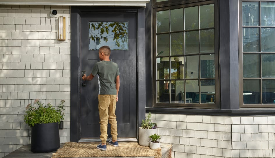 Vivint Smart Lock on home in Ogden